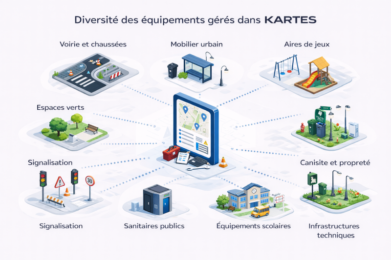 Domaines d’intervention pris en charge par KARTES
