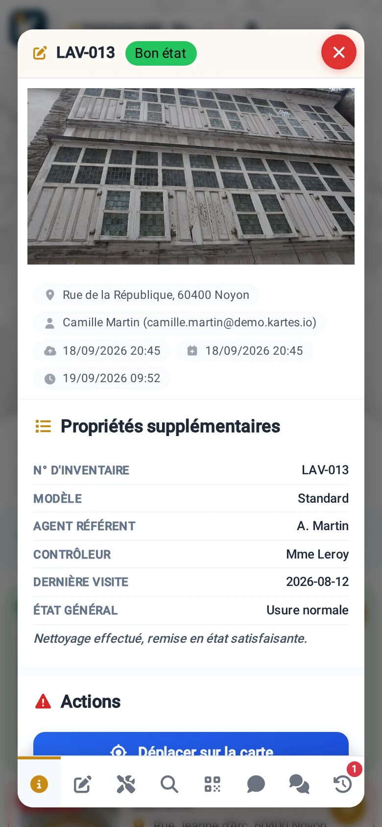 A building record in KARTES